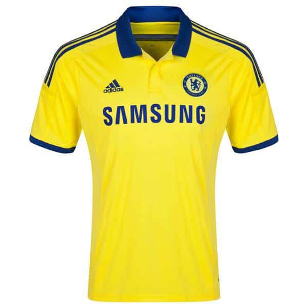 Mẫu áo bóng đá CLB Chelsea sân khách 2014-2015