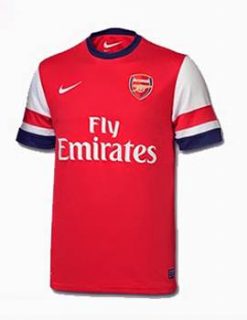 Áo arsenal 2013-2014 sân nhà màu đỏ trắng