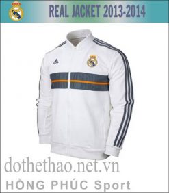 Áo khoác Real Madrid 2013-2014 trắng