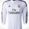 Áo real madrid tay dài 2014 2015 màu trắng