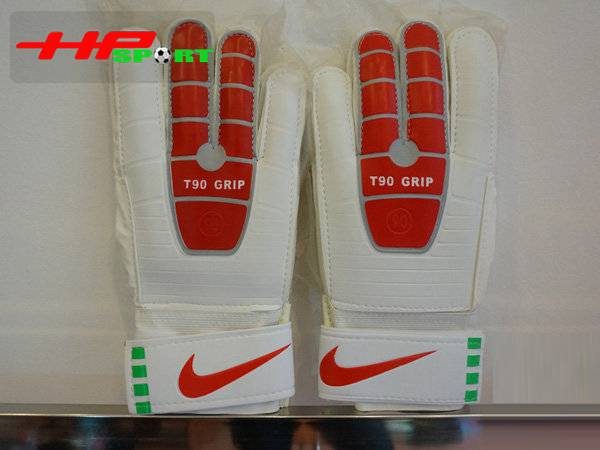 Găng tay thủ môn Nike T90 – Grip đỏ mặt trước
