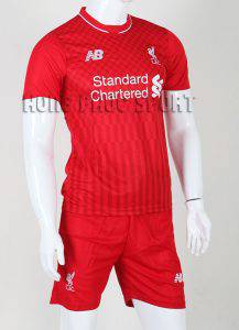 Bộ quần áo đá banh Liverpool 2015-2016 sân nhà màu đỏ
