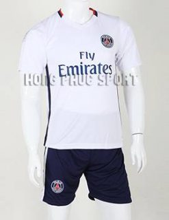 Bộ quần áo đá banh Paris Saint-Germain 2015-2016 sân khách màu trắng