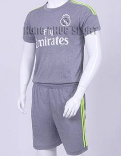 Mẫu áo đá banh Real Madrid 2015–2016 sân khách màu xám