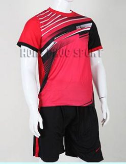 Đồ đá banh áo Nike không logo 2015-2016 màu đỏ hồng phối đen