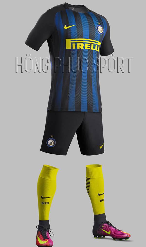 Bộ quần áo Inter Milan 2016-2017 sân nhà