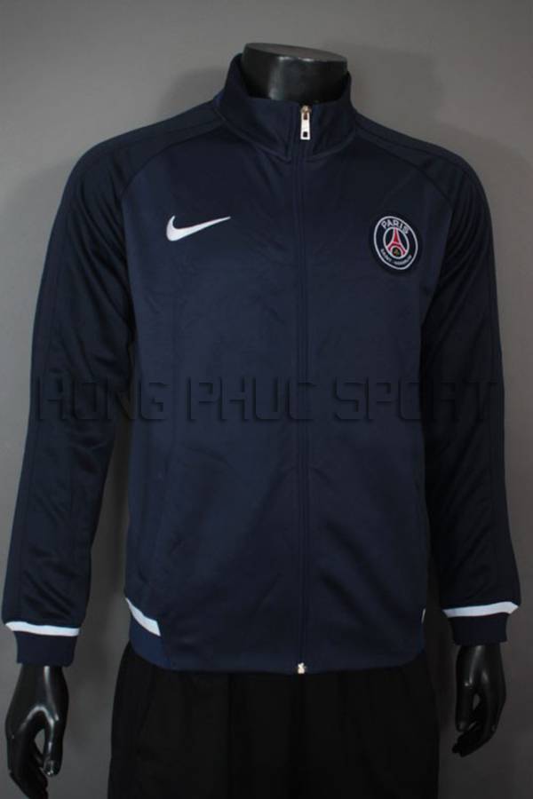 Mẫu áo khoác PSG 2015-2016 sân nhà tím than