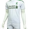 Mẫu áo Fan Liverpool 2016 2017 trắng xanh