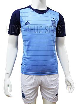 Mẫu quân áo thủ môn Tây Ban Nha Euro 2016 màu xanh biển