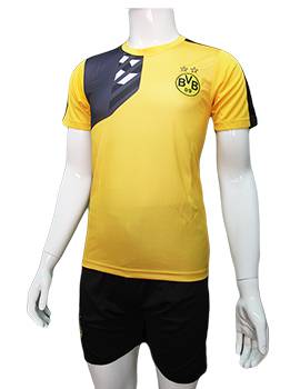 Mẫu quần áo training Dortmund 2016 2017 vàng phối đen
