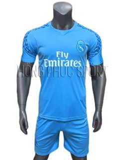 Mẫu áo thủ môn Real 2016 2017 xanh biển