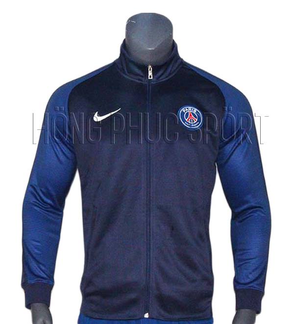 Mẫu áo khoác clb PSG 2016-2017 tím than Mẫu áo khoác clb PSG 2016-2017 tím than