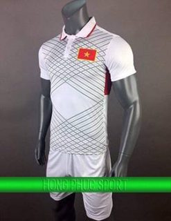 Mẫu áo tuyển Việt Nam Sea Game 2017 2018 sân khách mầu trắng