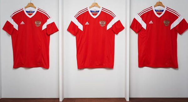 Bộ quần áo tuyển Nga World Cup 2018 màu đỏ