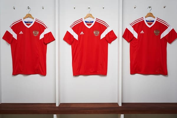 Bộ quần áo tuyển Nga World Cup 2018 màu đỏ Bộ quần áo tuyển Nga World Cup 2018 màu đỏ