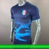 Mẫu áo training tuyển Ý (Italy) xanh đen 2017 2018