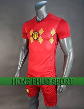 Mẫu áo đấu tuyển Bỉ World Cup 2018 sân nhà màu đỏ