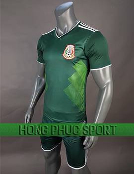 Mẫu áo đấu tuyển Mexico sân nhà xanh lá cây World Cup 2018