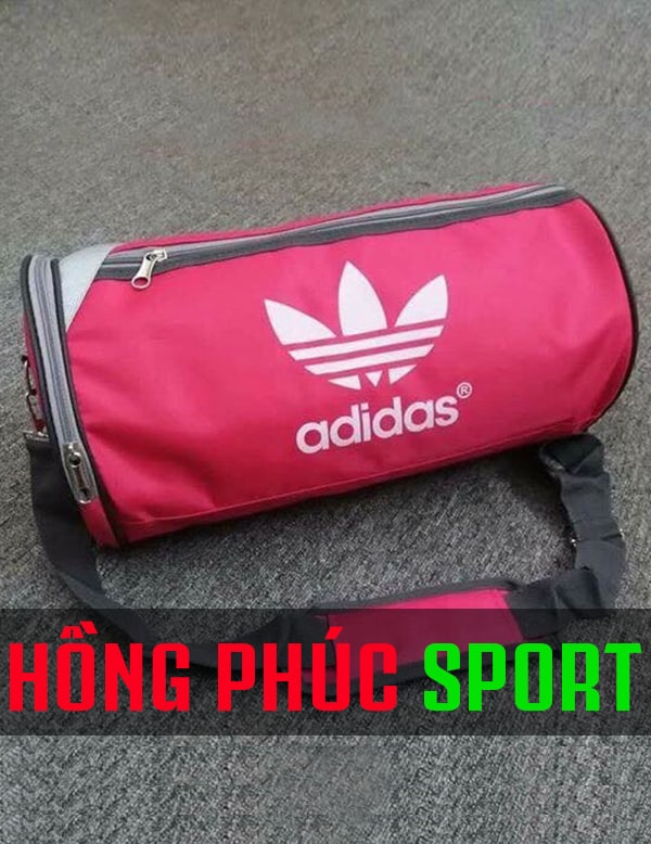 túi trống thể thao Adidas màu hồng