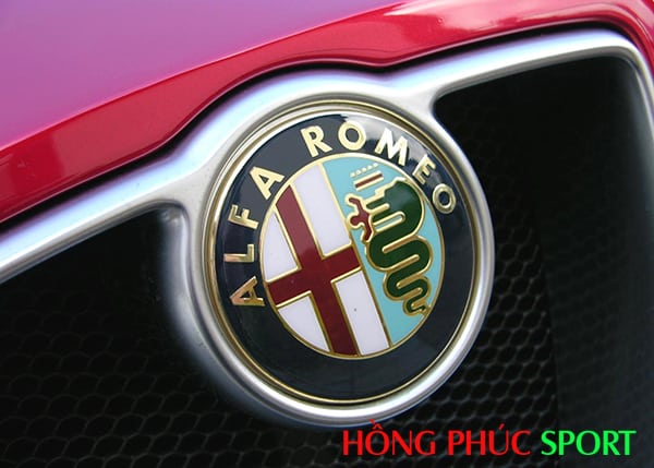 Logo Alfa Romeo của ngành công nghiệp Ôto cũng sử dụng hình ảnh con rắn