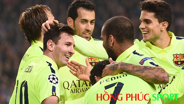 Messi và các đồng đội ở mùa bóng 2014/15 Messi và các đồng đội ở mùa bóng 2014/15