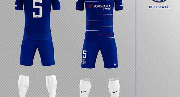 Mẫu áo đấu Chelsea 2018 2019 sân nhà mới nhất