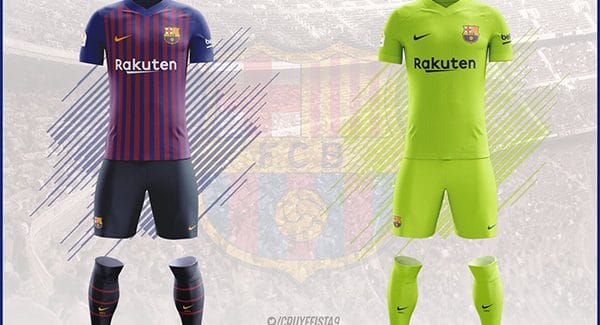 Mẫu áo đấu barca 2018 2019 sân nhà sân khách mới nhất