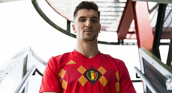 Mẫu áo đấu sân nhà đội tuyển Bỉ World Cup 2018
