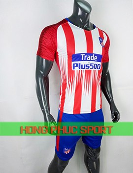 Áo đấu Atletico Madrid sân nhà 2018 2019 màu đỏ trắng