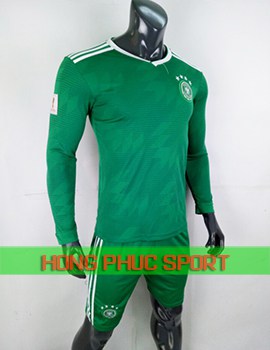 Áo dài tay training tuyển Đức World Cup 2018 xanh lá cây