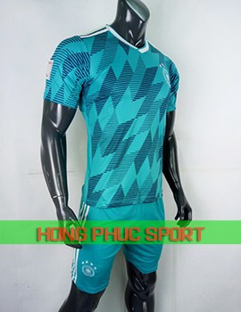 Áo tuyển Đức World Cup 2018 sân khách màu xanh