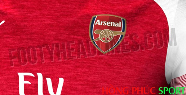 Logo trên ngực áo đấu sân nhà Arsenal mùa giải 2018 2019 Logo trên ngực áo đấu sân nhà Arsenal mùa giải 2018 2019