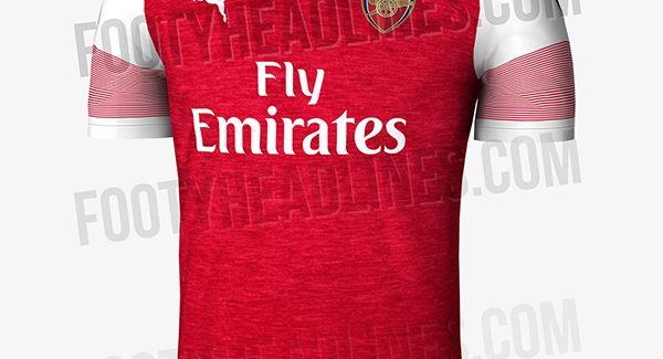 Áo đấu sân nhà Arsenal mùa giải 2018 2019