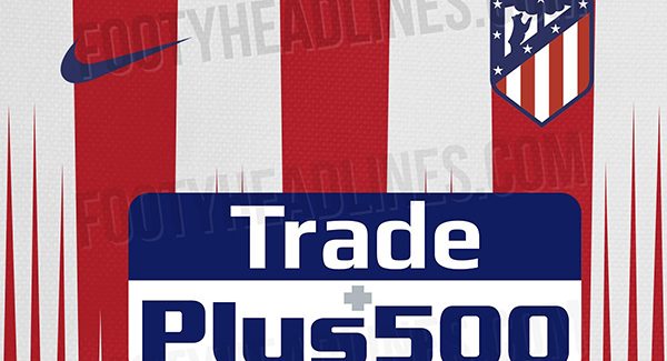 Áo đấu sân nhà dự kiến của Atletico Madrid mùa giải 2018/19