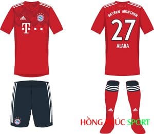 Thiết kế áo đấu Bayern Munich mùa giải 2018 2019
