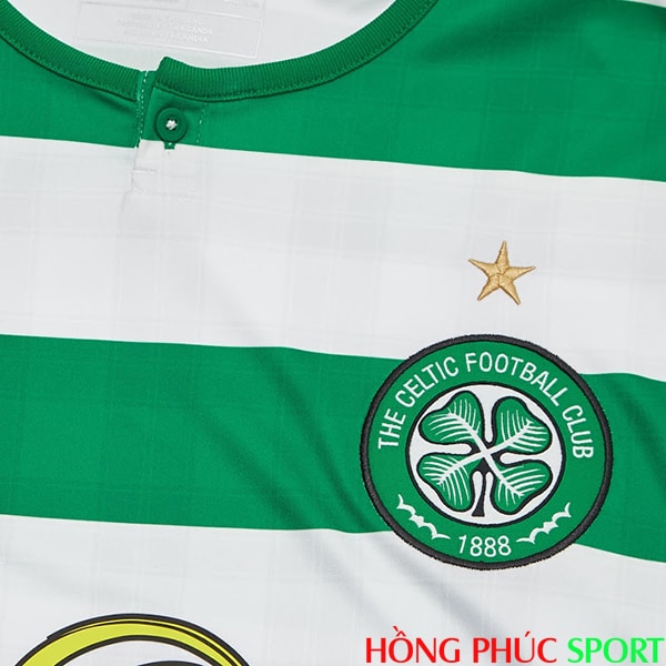 Logo áo đấu Celtic sân nhà mùa giải 2018 2019