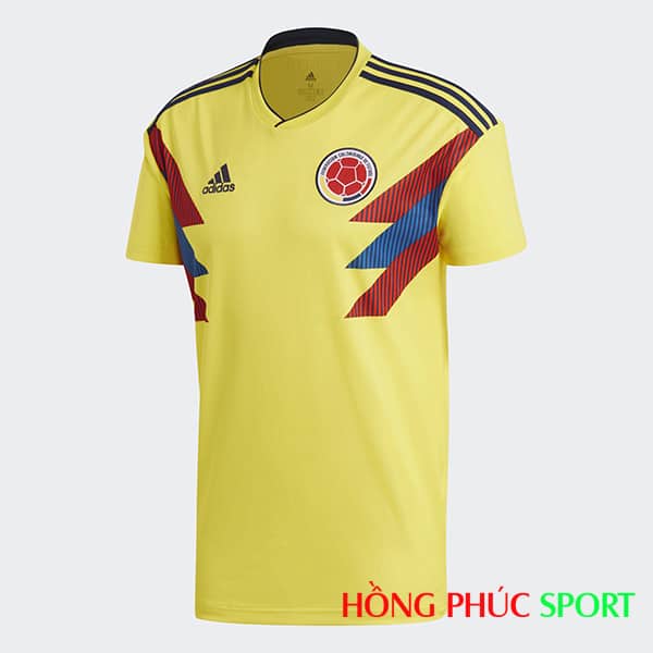 Áo đấu sân nhà đội tuyển Colombia (phía ngực áo)