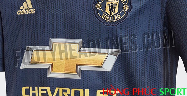 Ngực áo đấu Manchester United mẫu thứ ba 2018 2019 Ngực áo đấu Manchester United mẫu thứ ba 2018 2019