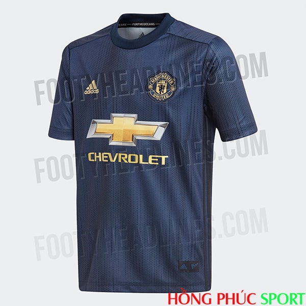 Mặt trước áo đấu Manchester United mẫu thứ ba 2018 2019 Mặt trước áo đấu Manchester United mẫu thứ ba 2018 2019