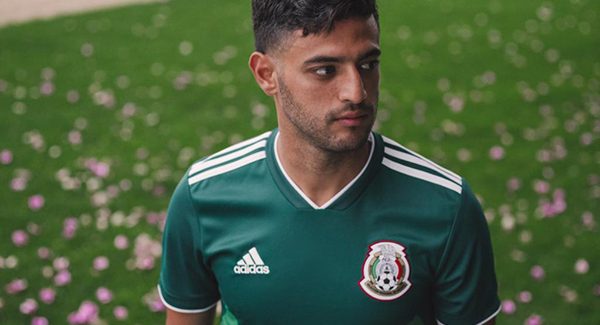 Mẫu áo đấu sân nhà đội tuyển Mexico World Cup 2018