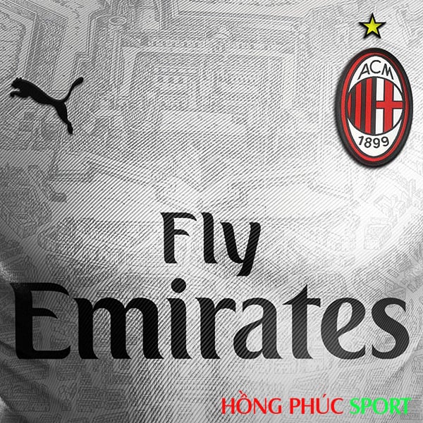 Áo đấu AC Milan 2018 2019 sân khách do EZ Design thiết kế