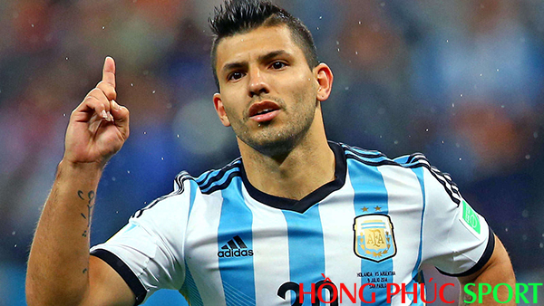 Tiền đạo Sergio Aguero của Argentina