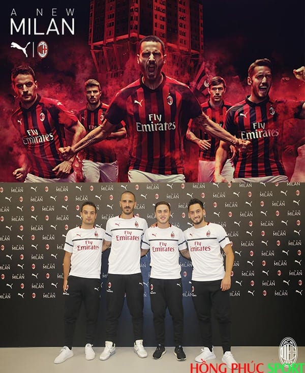 Áo đấu AC Milan mùa giải 2018 2019 Áo đấu AC Milan mùa giải 2018 2019