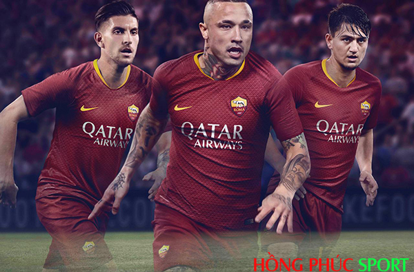 Công bố áo đấu AS Roma sân nhà mùa giải 2018 2019