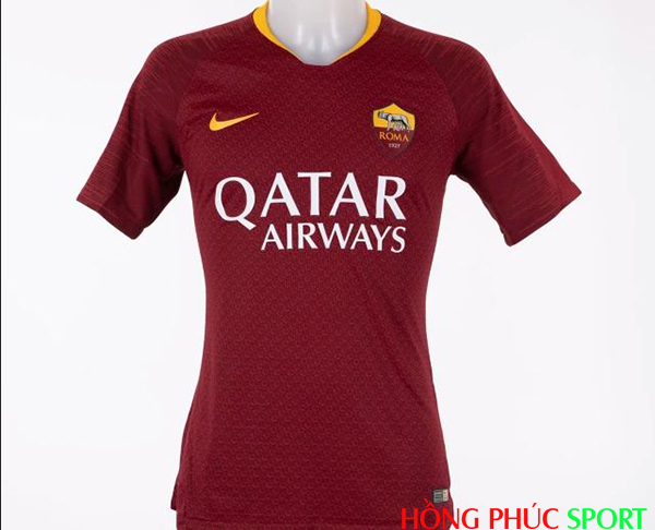 Mặt trước áo đấu AS Roma sân nhà mùa giải 2018 2019