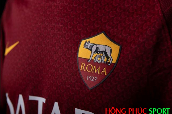 Logo áo đấu AS Roma sân nhà mùa giải 2018 2019