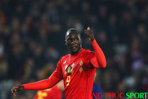 Tiền đạo Romelu Lukaku đội tuyển Bỉ