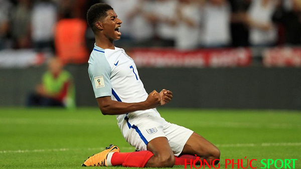 Tiền đạo Marcus Rashford đội tuyển Anh