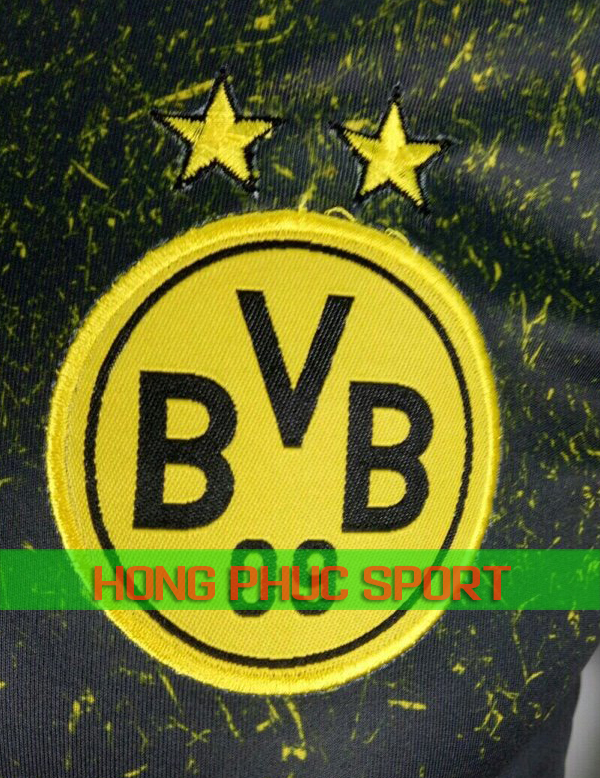 Logo áo đấu Borussia Dortmund sân khách 2018 2019