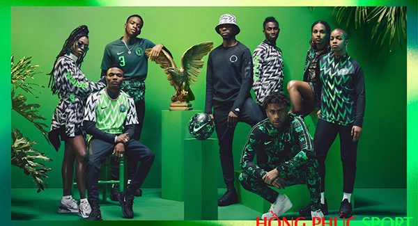 Poster quảng cáo áo đấu tuyển Nigeria